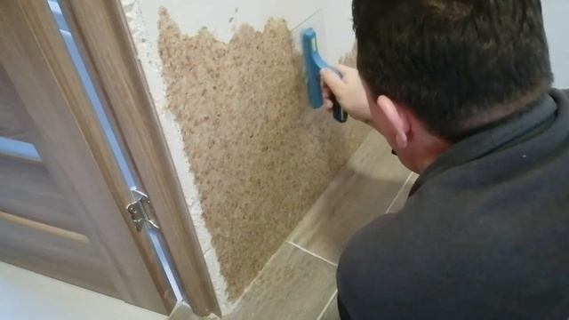 Как поклеить жидкие обои. Все этапы процесса. смотреть онлайн