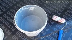 Покраска ламинированной фанеры резиновой краской   Obustroeno com