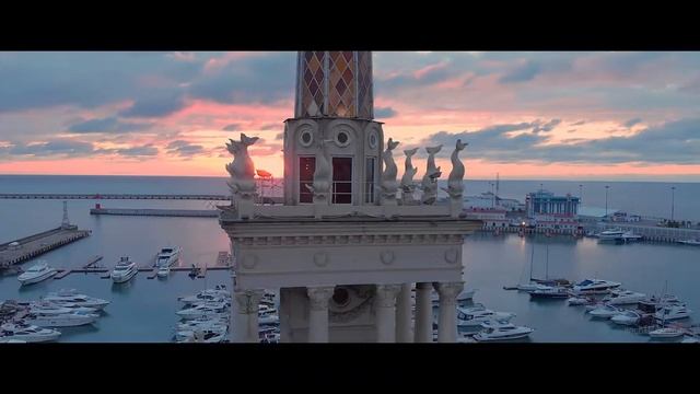 Aerial footages - Sea Port of Sochi. Аэросъемка Сочи - Морской порт. смотреть онлайн