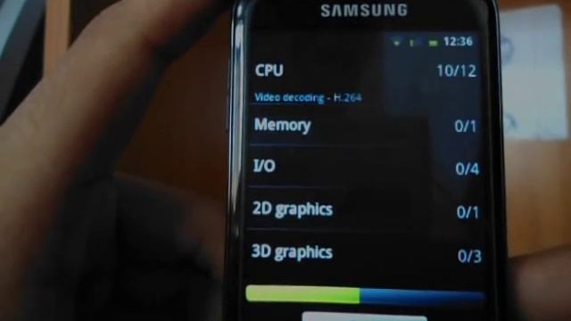 Samsung Galaxy Fit Overclocked To 801 Mhz смотреть онлайн