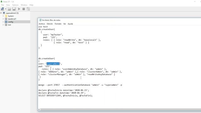 Control de acceso basado en roles (RBAC) Mongo DB смотреть онлайн