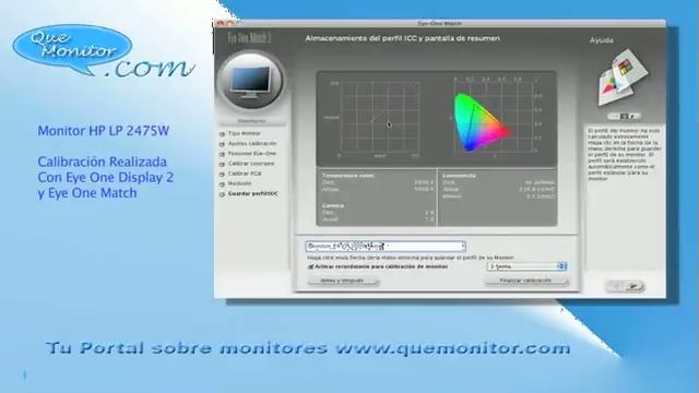 Monitor hp2475w calibracion смотреть онлайн