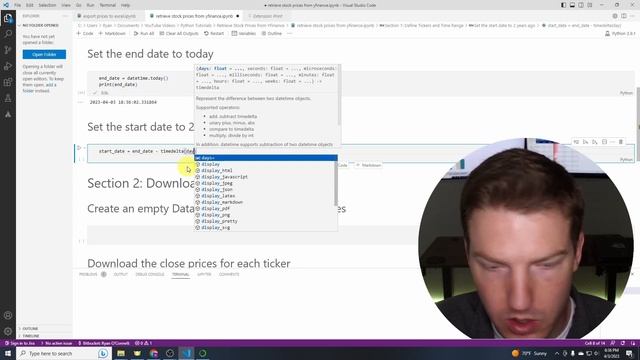 Free Stock Prices in Python Made Easy | yFinance смотреть онлайн