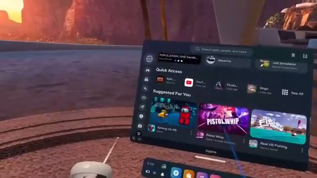 Virtual Reality - Home Screen Navigation | Oculus Quest 2 смотреть онлайн