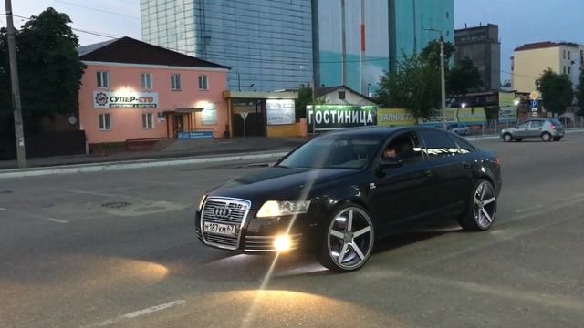Audi A6 c6 22 диски с подсветкой смотреть онлайн