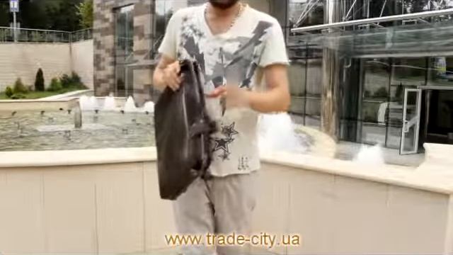 Обзор кожаного мужского портфеля коричневого цвета смотреть онлайн