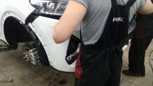 Немного про HAVAL F7 - антикор, установка сетки в решетку радиатора.