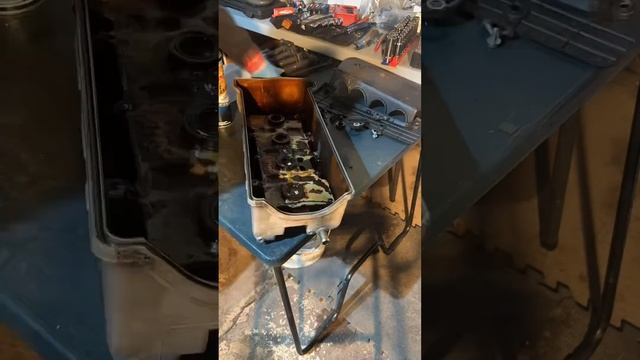 Honda Element Valve Adjustment Time Lapse смотреть онлайн