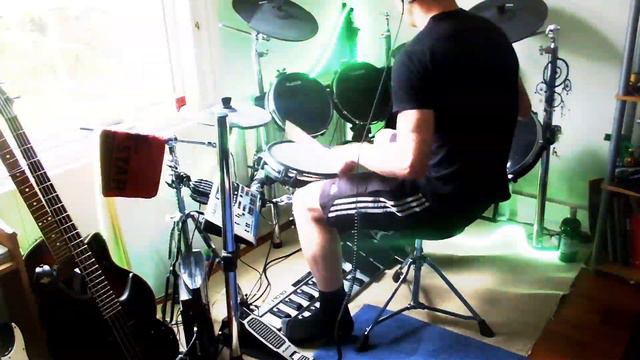 Live Electronic Track - FL Performance Mode, Alesis DM10X, Behringer FCB1010, MIDI смотреть онлайн