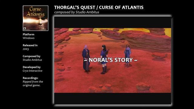 The Curse of Atlantis, Thorgal's Quest / Thorgal: the Curse of Odin Soundtrack (PC-WIN) смотреть онлайн