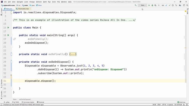 #28 RxJava - Operators - doFinally vs doOnDispose смотреть онлайн