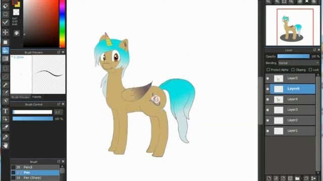 【SpeedPaint】Pony-Pegazus-Unicorn (Popecorn) смотреть онлайн