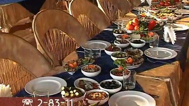 ХИЖИНА РЫБАКА, кафе в Геленджике, зимний ролик (2006)