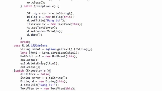 Android Application Development Tutorial - 124 - Deleting Entry from SQLite Database смотреть онлайн