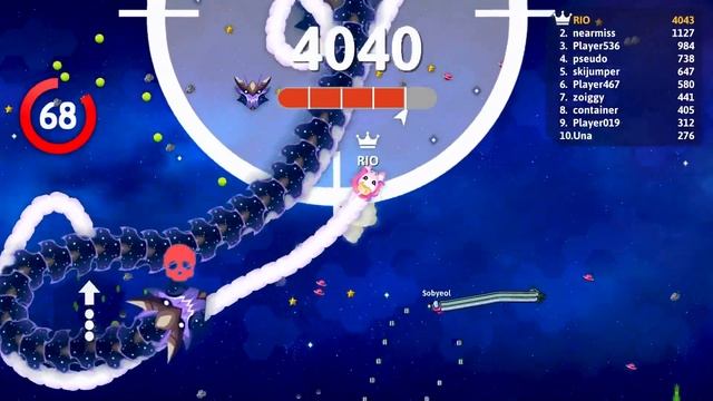 SNAKE.IO ? WORLD RECORD BEST GAMEPLAY OF SNAKE IO #26 смотреть онлайн