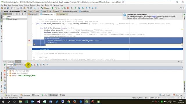 Android Studio #31: Return with For Loop and IF-Condition does not work in DEBUGGER смотреть онлайн