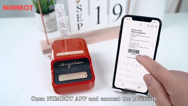 NIIMBOT B21 Wireless Bluetooth Label Printer Operation Guide - NIIMBOT Singapore