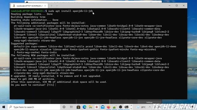 Setup Java on Windows 10 Linux Subsystem смотреть онлайн