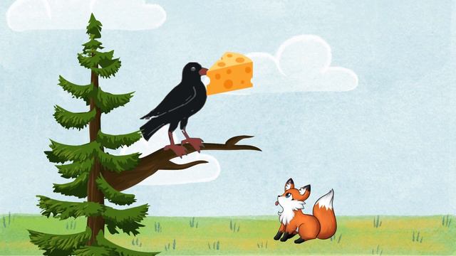 The FOX And The CROW | KIDS STORY |  Story In English | Bedtime Story For Kids