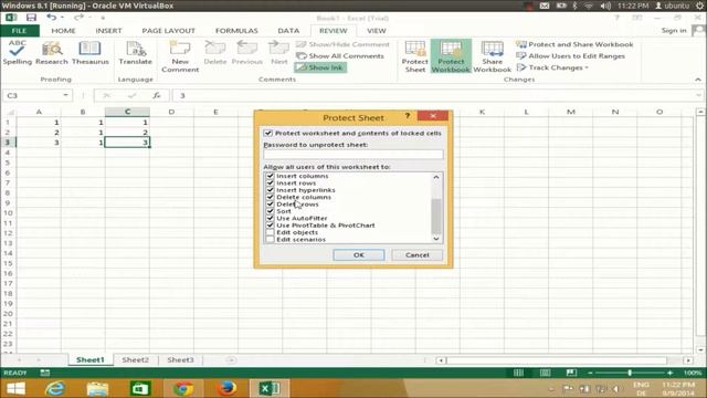 How to Protect Workbook or Sheets in Microsoft Excel 2013 смотреть онлайн