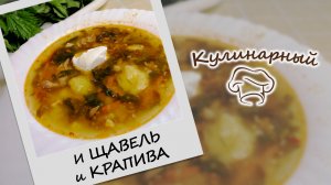 БОРЩ со щавелем и крапивой. Вкусный и полезный