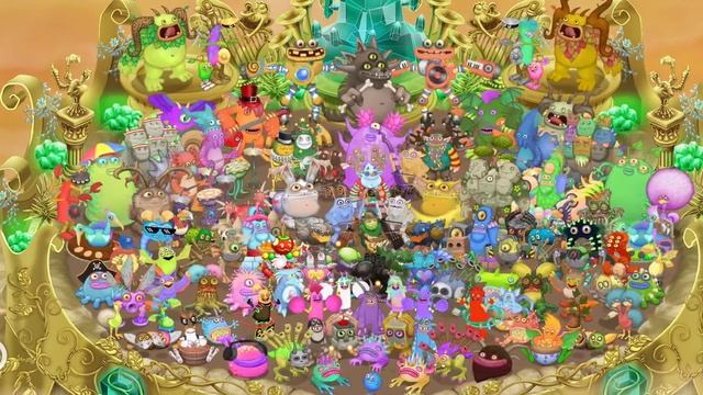 full song in gold island/полная песня на острове золота❤ My singing monsters смотреть онлайн