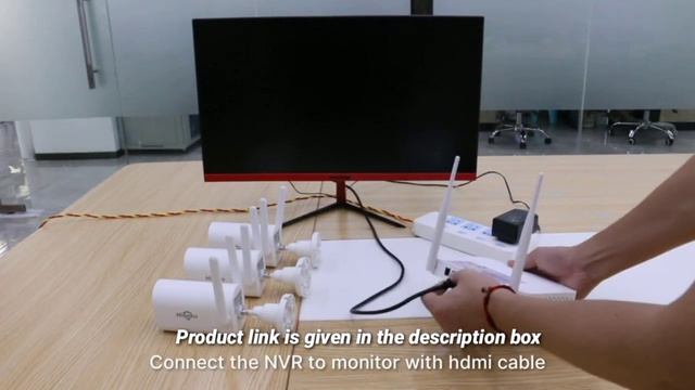 Hiseeu Solar Battery Powered Wireless Security Camera Setup ,100% Wire-Free 3-Cam Kits,2K HD