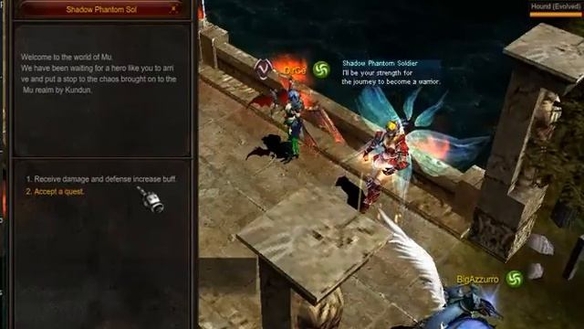 Mu online, I cannot do any quest with the Shadow Phantom Soldier. смотреть онлайн