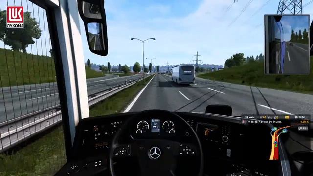 Euro Truck Simulator 2 автобус смотреть онлайн