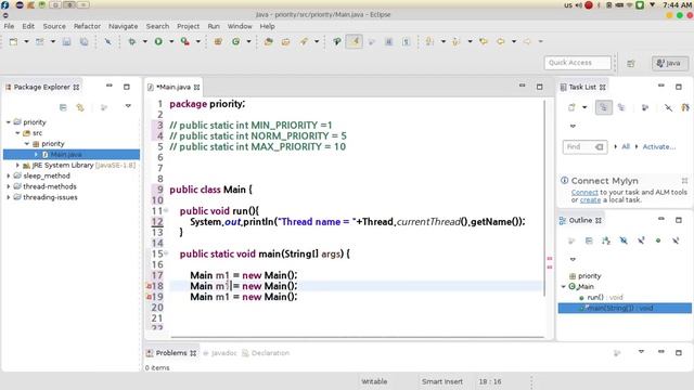 127 Java advanced Multithreading Priority الافضلية الاسبقية смотреть онлайн