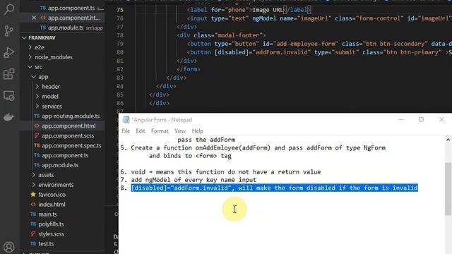 Angular form and save data to the backend (Angular-Spring boot-MySQL) смотреть онлайн