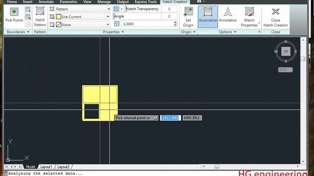 16 Architectural drawing (column) in AutoCAD смотреть онлайн