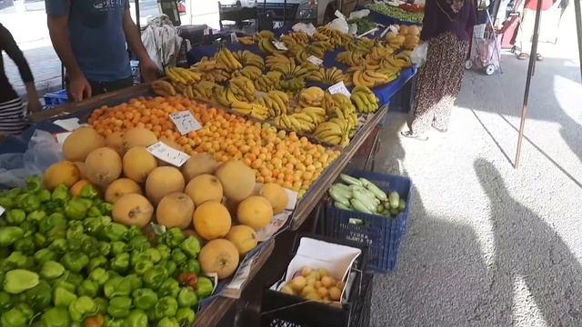 Аланья. Сколько стоят фрукты на рынке в июне. Жизнь в Турции смотреть онлайн