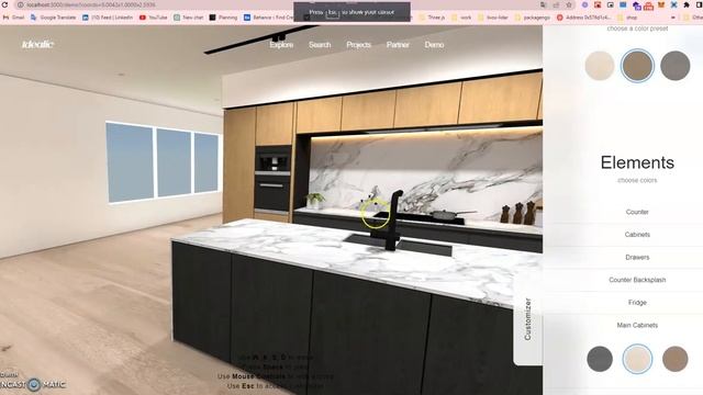 3d configuration room building using threejs , webgl смотреть онлайн
