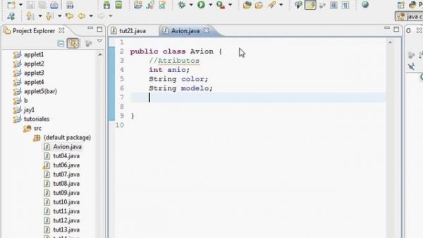 Tutorial Programacion Java 21 : Class