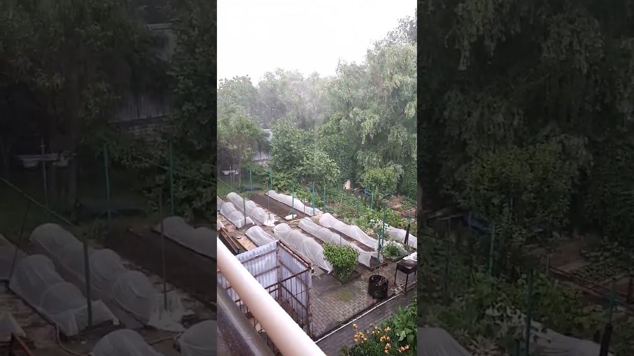 У нас ТАКОЙ ЛИВЕНЬ!!! Волгоград 23 мая 16:15 смотреть онлайн