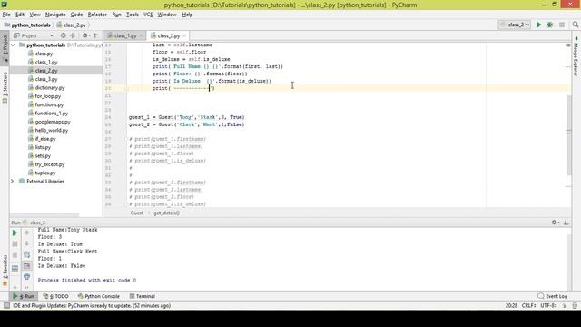 Python Tutorials | Part-10 | Classes-2 смотреть онлайн
