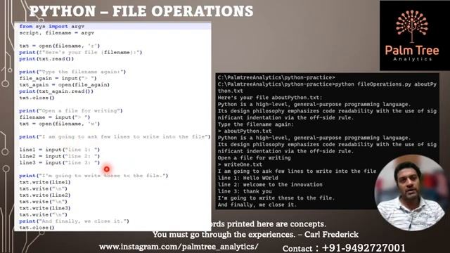 Python-13. TOM Read Write Files смотреть онлайн