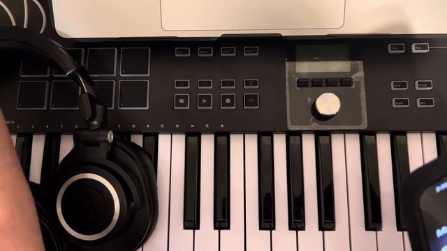 iPhone 15 Pro Max with Arturia Keylab Essential 49 Mk3 and Centrace Mixerface смотреть онлайн
