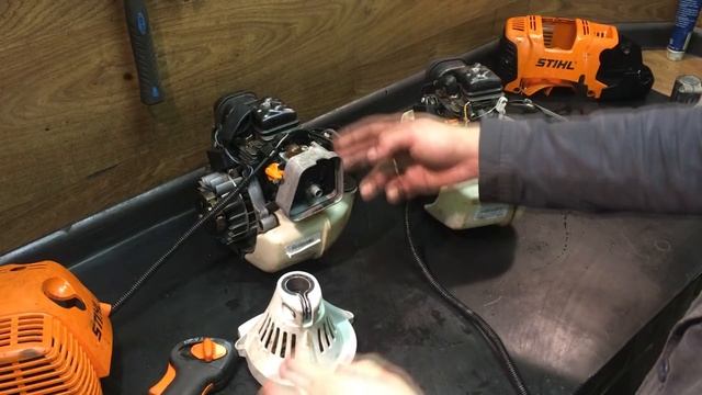 Stihl различия FS-130 и FS-131 смотреть онлайн