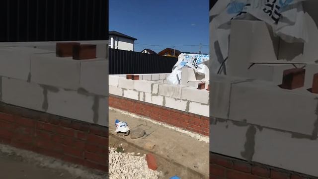 Газобетон блок #bonolit #бонолит кладка блока смотреть онлайн