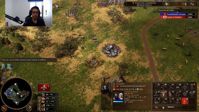 🥇LA MEJOR APERTURA PARA MALTA👨🏻🎓 [AGE OF EMPIRES 3 DE] *Gameplay Español* смотреть онлайн