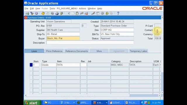 Purchasing Order(PO) Interface In Oracle Apps смотреть онлайн