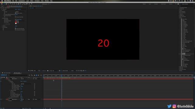 How to use Numbers & Timecode Text Effects in Adobe After Effects CC (Explained Ep. 18) смотреть онлайн