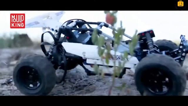 Пустынный багги Mould King (desert Racing) суперскоростной с 3 электромоторами