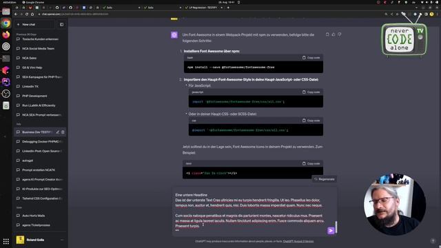 Part 13: Marketing Landing Page mit ChatGPT und GitLab live Deployment смотреть онлайн