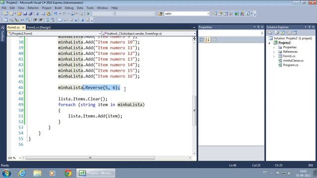 145 Colecoes Reverse, Sort e ToArray смотреть онлайн