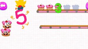 учим цифру 5 с помощью игр, разных заданий, для малышей.