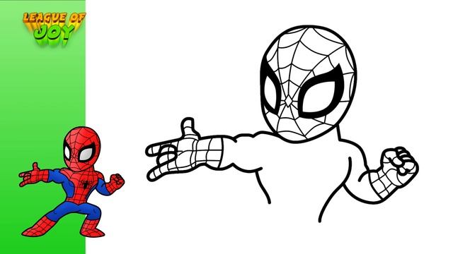 How to DRAW SPIDER-MAN - Marvel Super Hero Adventures смотреть онлайн