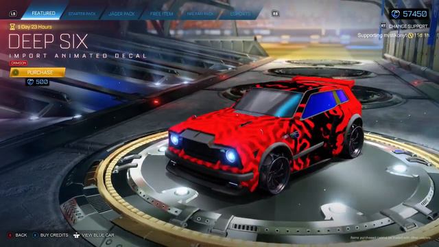 ROCKET LEAGUE ITEM SHOP - Crimson Deep Six Import Decal - 20.12.20 смотреть онлайн